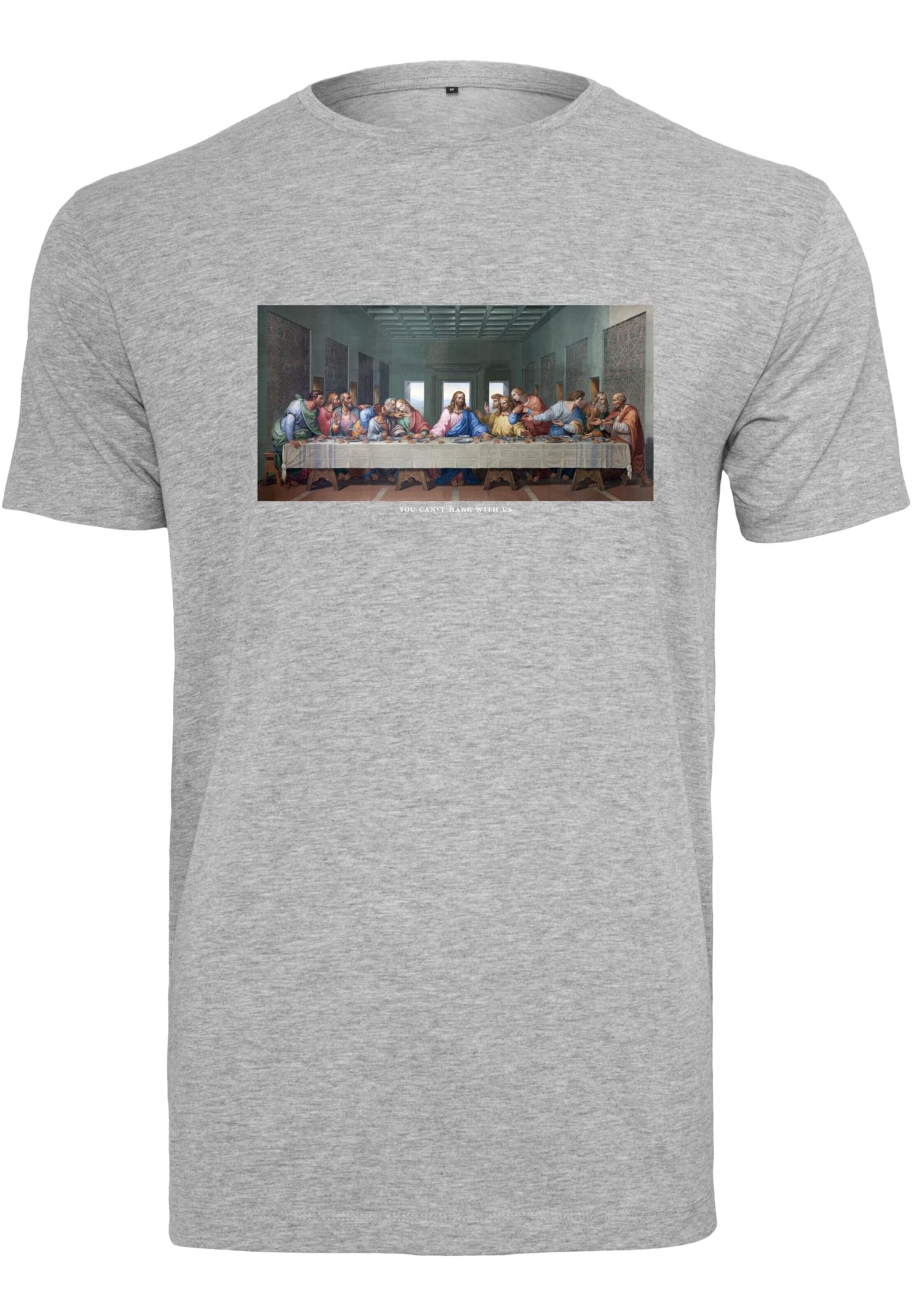 MT Men Shirt 'Can´t Hang With Us' in Grey: front