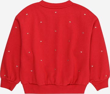 GAP Sweatshirt 'HO23 NOVELTY' in Red