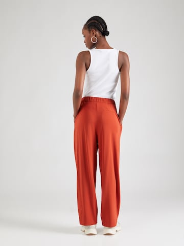 Max Mara Leisure - Loosefit Pantalón plisado 'GIOCHI' en rojo