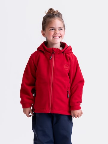 BMS Fleece Jacket in Red: front