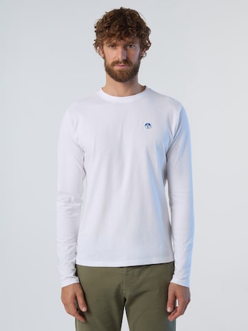T-Shirt North Sails en blanc : devant