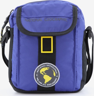 National Geographic Crossbody Bag 'New Explorer' in Blue: front