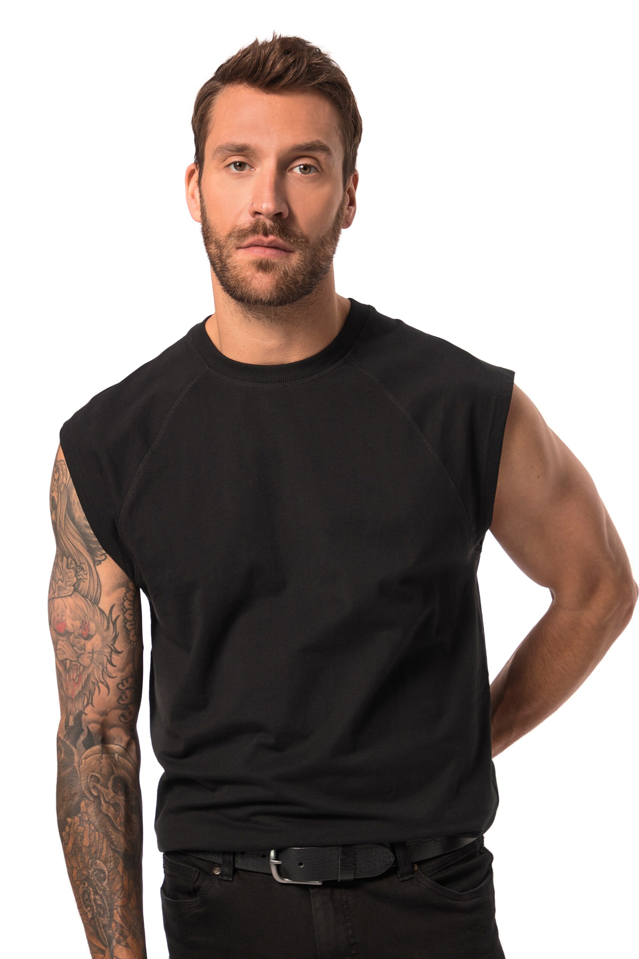 JP1880 Shirt in Black: front