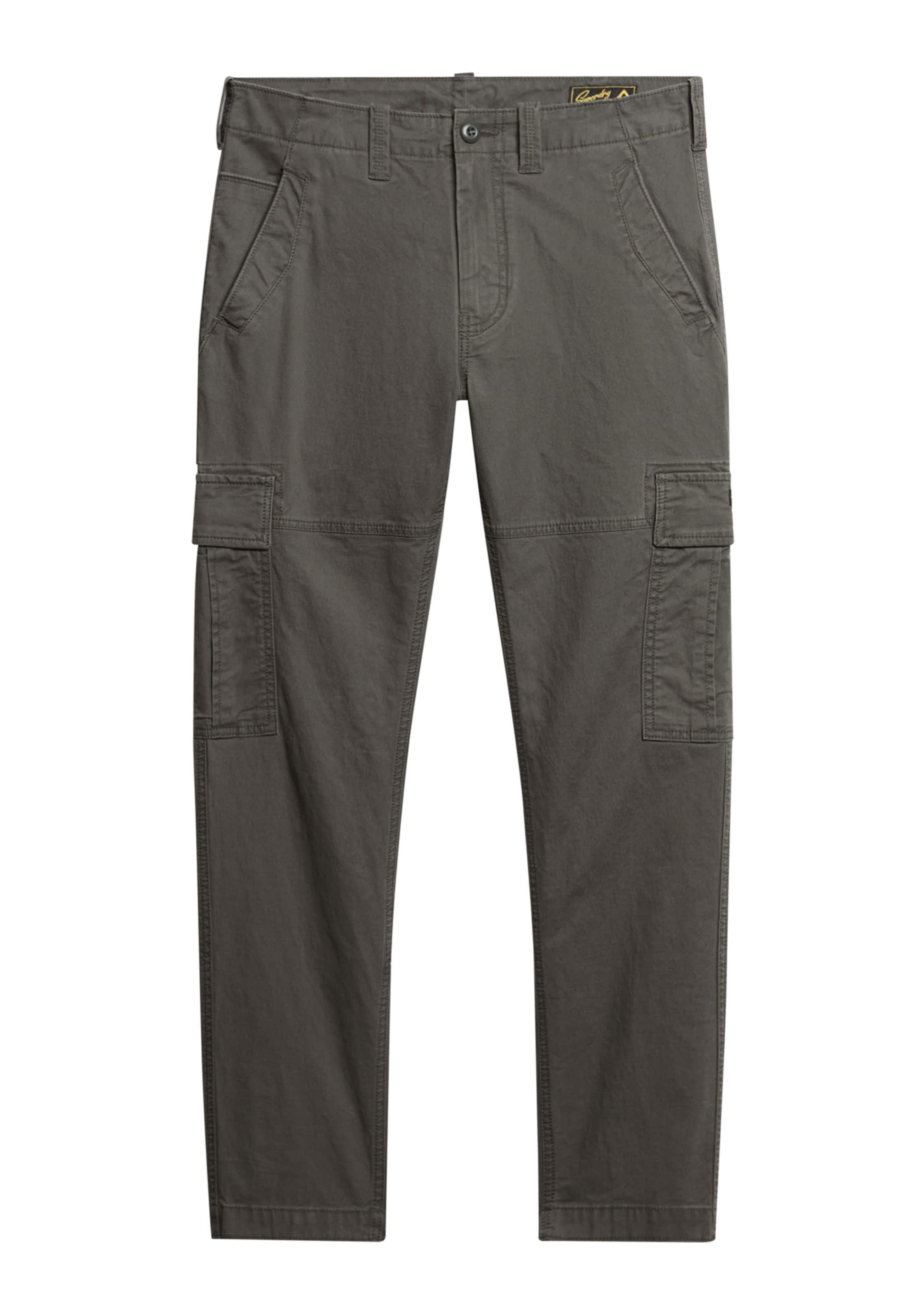 Superdry & Co Cargo Pants in Grey: front
