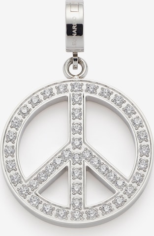 LEONARDO Pendant in Silver: front