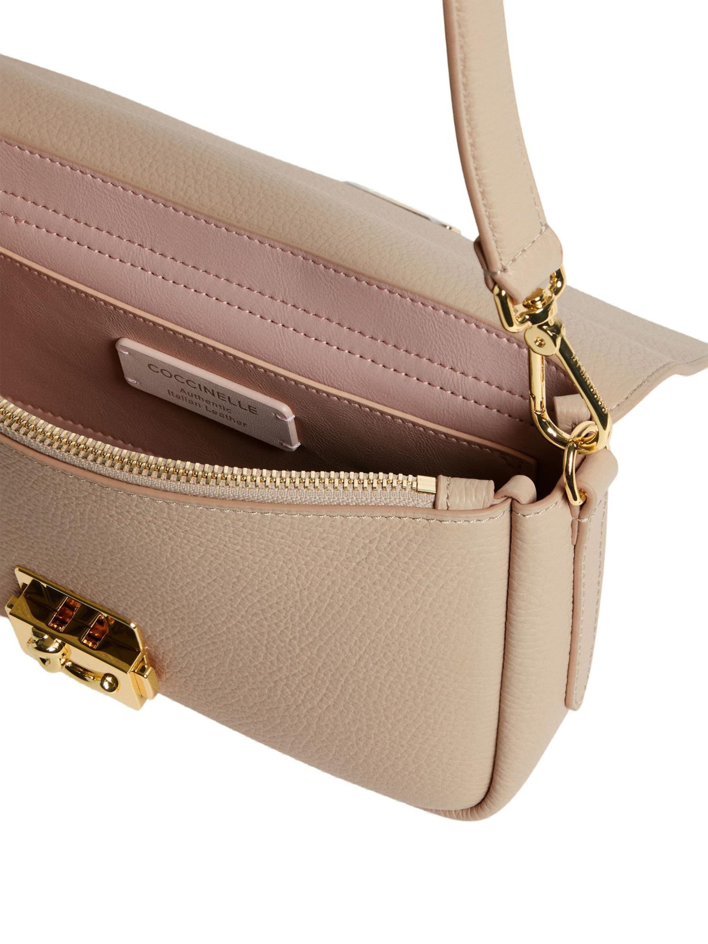 Coccinelle Handbag 'Me Lock S26 1' in Beige