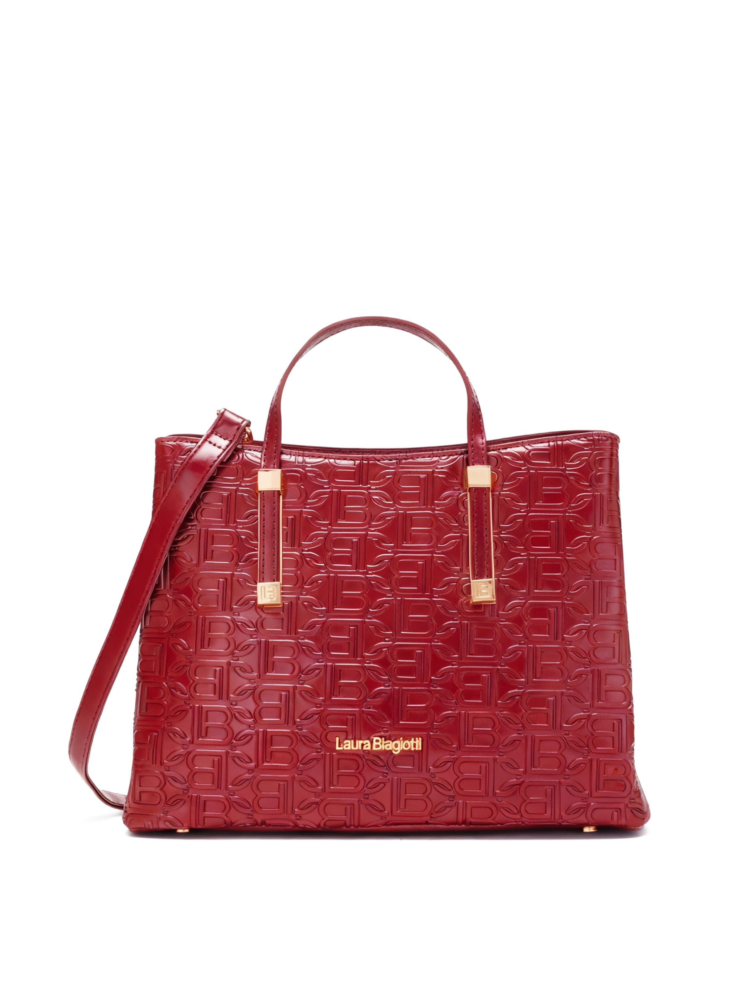 Borsa a mano 'Arcade 1' di Laura Biagiotti in rosso: frontale