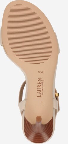 Sandales à lanières 'GWEN' Lauren Ralph Lauren en beige