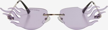 Urban Classics Okulary przeciwsłoneczne 'Flame' w kolorze srebrny