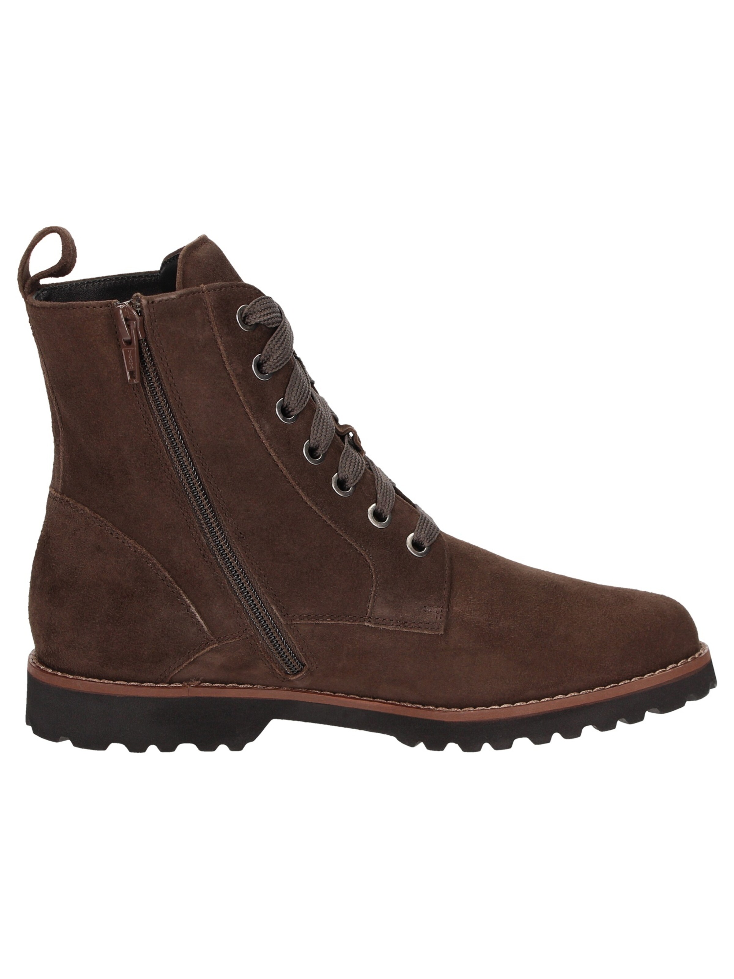 Bottines à lacets ' Merdit' SIOUX en marron
