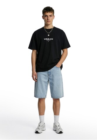 Urban Classics T-Shirt 'Mastering Basics' in Schwarz