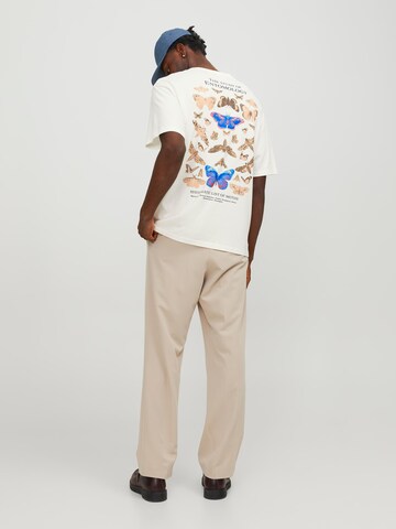 T-Shirt 'ORCHID' JACK & JONES en beige