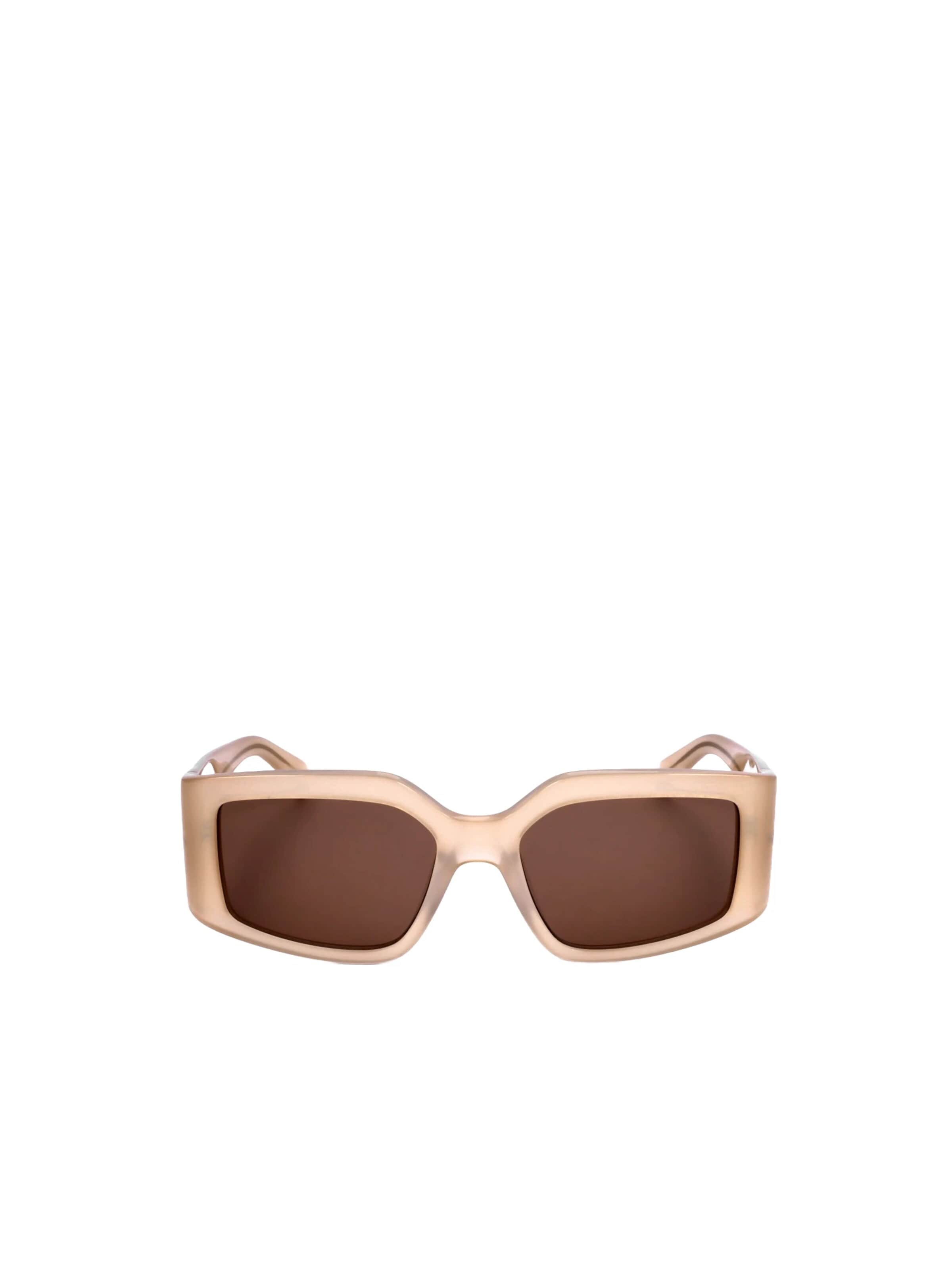 FERRAGAMO Zonnebril 'SF1101S Opaline' in Geel: voorkant