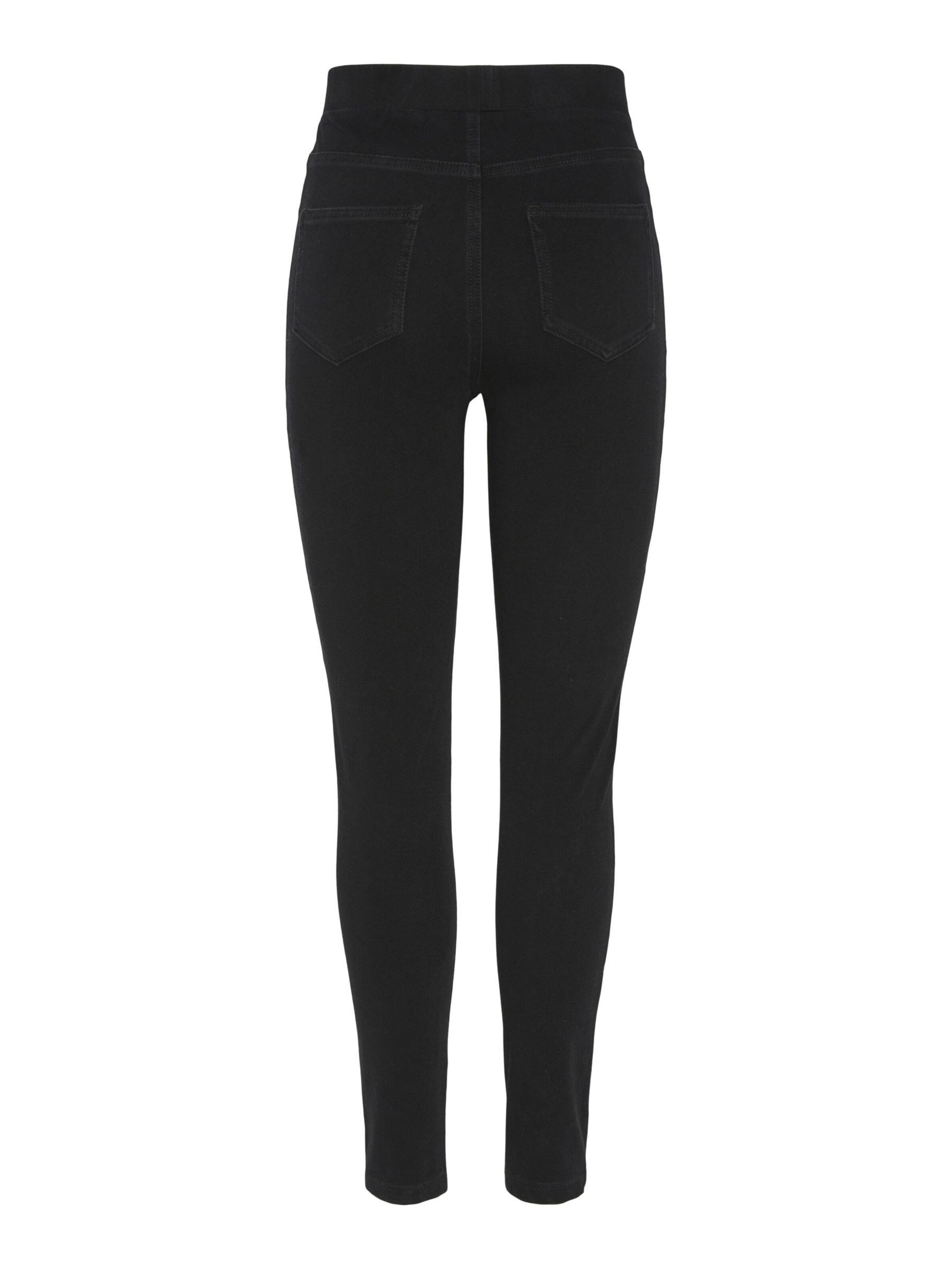 Skinny Jeggings 'PCJumbo' PIECES en noir