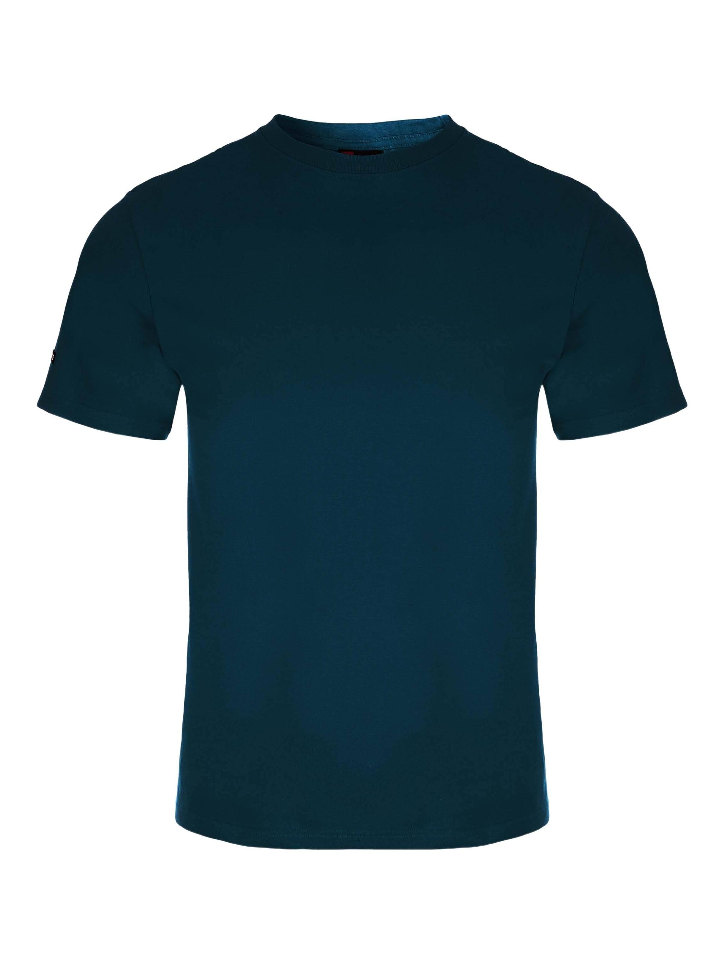 Henderson - Camiseta 'Leichtes Baumwoll-T-Shirt mit Rundhals, T-Line S' en azul: frente