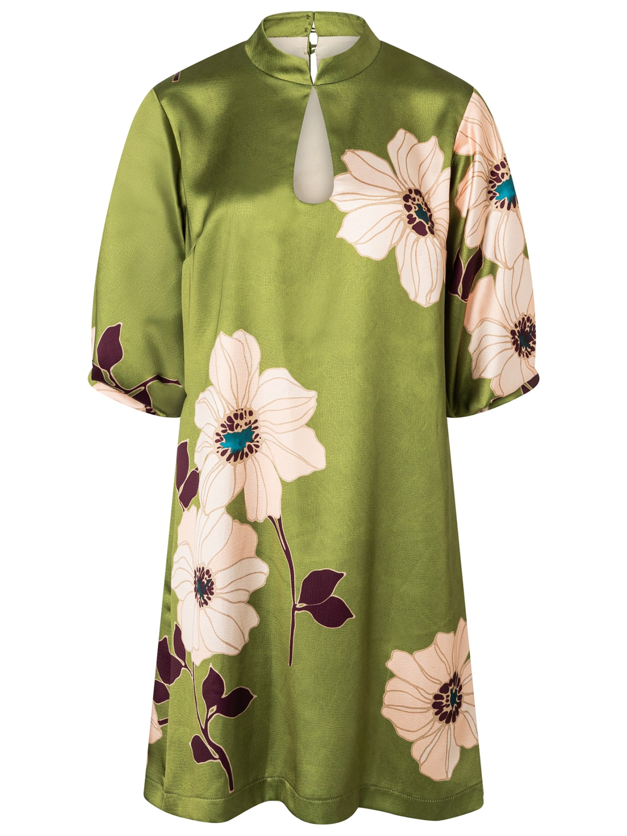 Ana Alcazar Jurk 'Delin' in Groen: voorkant