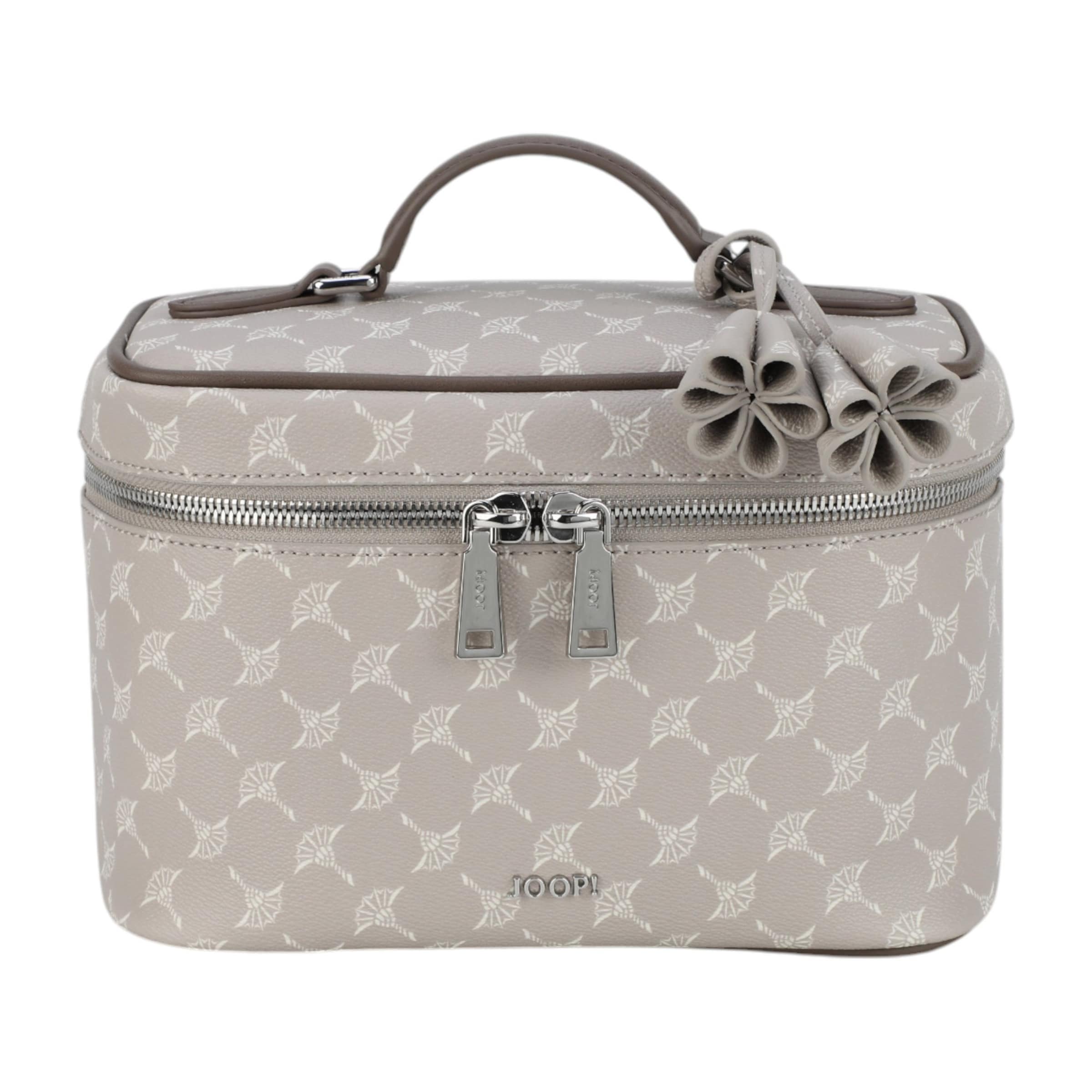 JOOP! - Bolsa de maquillaje 'Cortina 1.0 Flora' en beige: frente