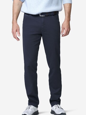 Regular Pantalon chino 'Chicago 2-5627' MEYER en bleu : devant