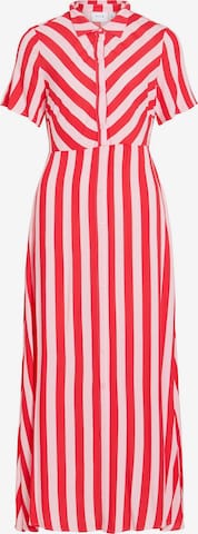 VILA - Vestido camisero 'VIAya' en rojo: frente
