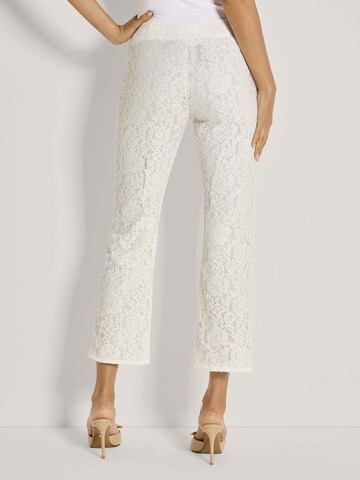 évasé Pantalon MADELEINE en blanc