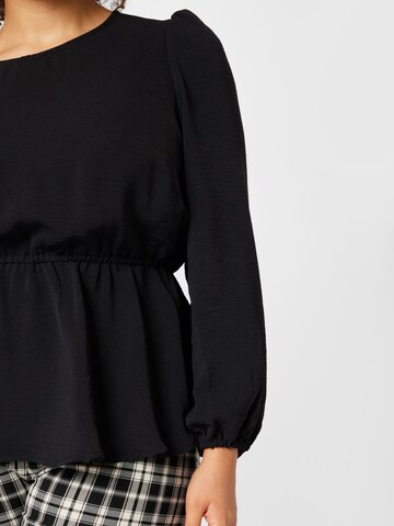 Camicia da donna 'METTE' di ONLY Curve in nero