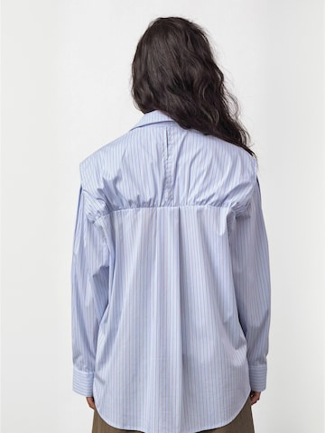 co'couture - Camiseta ' FioraCC ' en azul