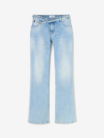 Wide Leg Jean 'Lauryn' Le Temps Des Cerises en bleu : devant