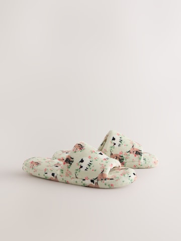 Next Slippers in Green