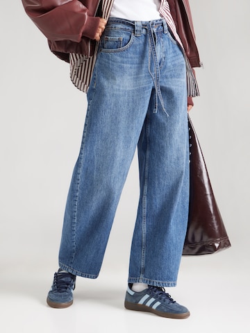 UNITED COLORS OF BENETTONBaggy Traperice - plava boja: prednji dio