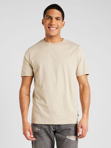 QS - Camiseta en beige: frente