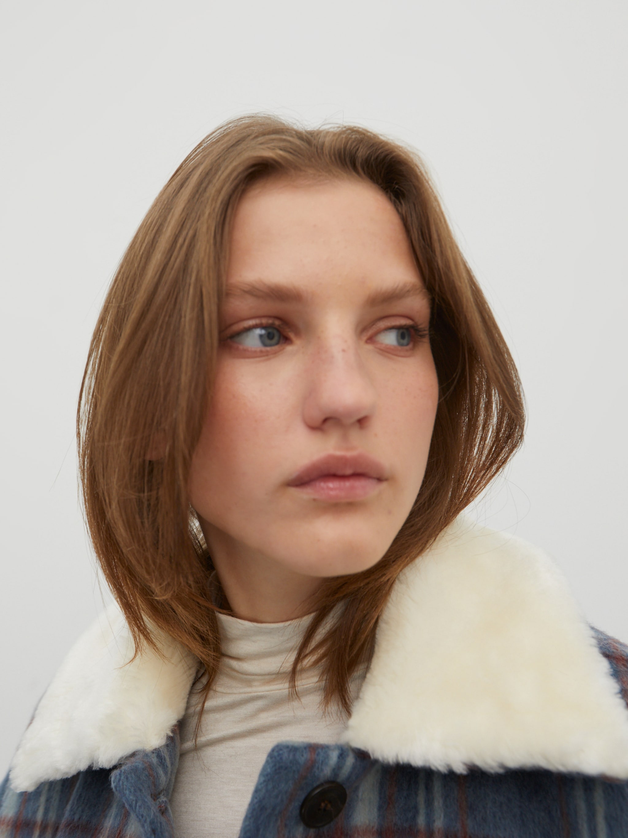 EDITED Producten Tussenmantel 'Anouk' Blauw