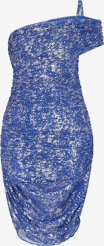 Robe de cocktail 'Festive' faina en bleu : devant