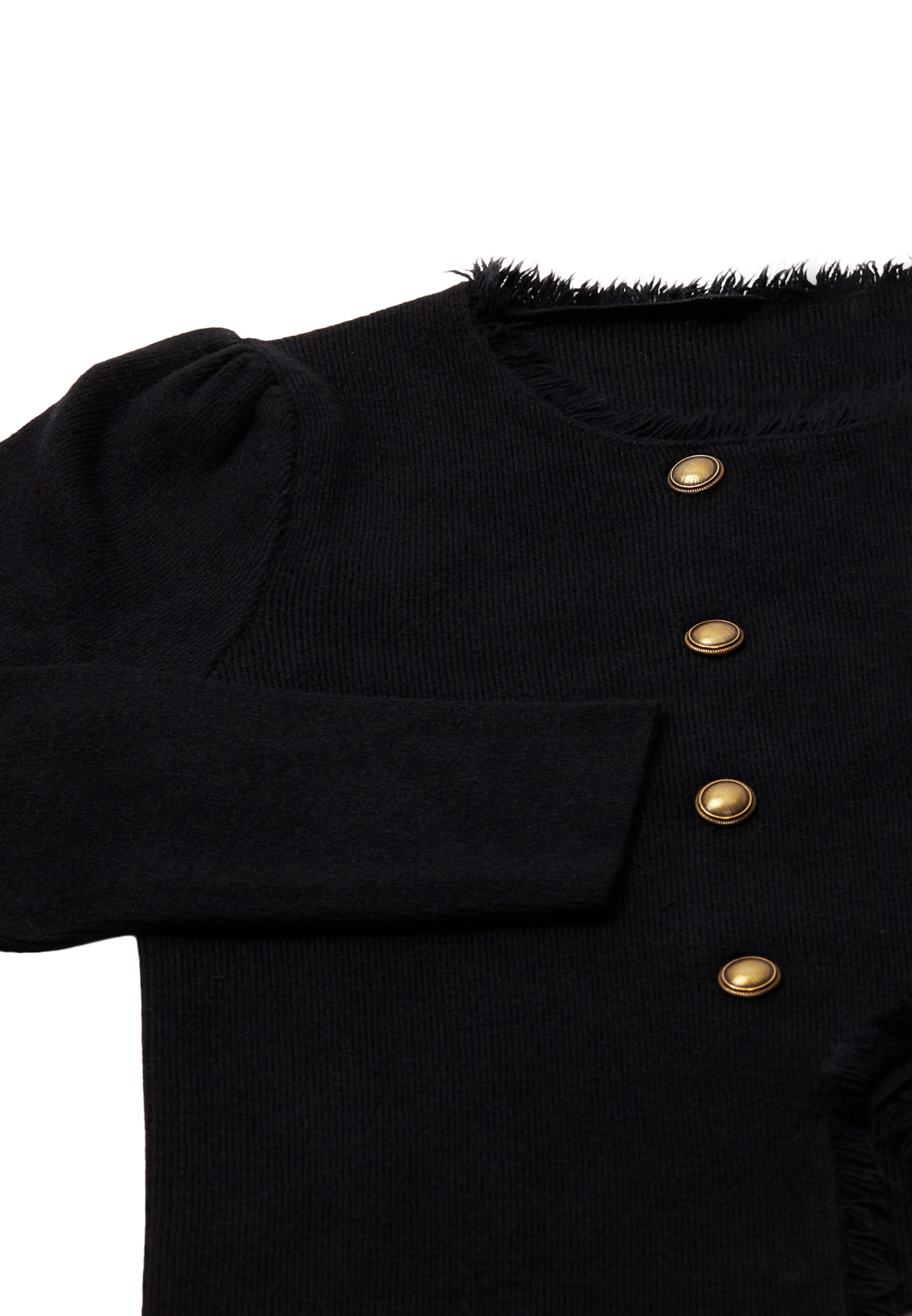 NAEMI Cardigan i sort