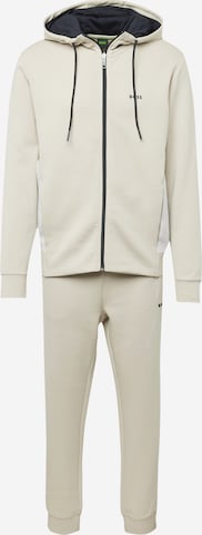 BOSS Jogginganzug in Beige: predná strana