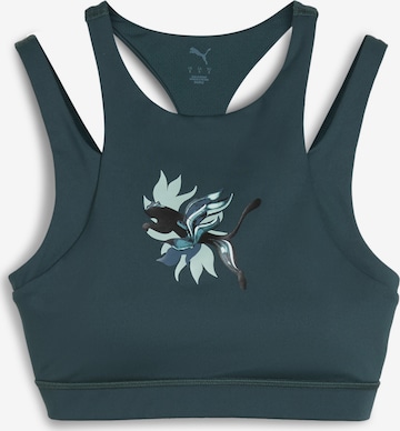 PUMA Sport bh 'Green Terrains' in Groen: voorkant