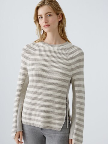 OUI Pullover 'Rubi' in Braun: Vorderseite
