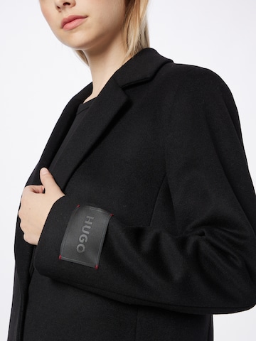 HUGO Red Between-seasons coat 'Mojeni' in Black