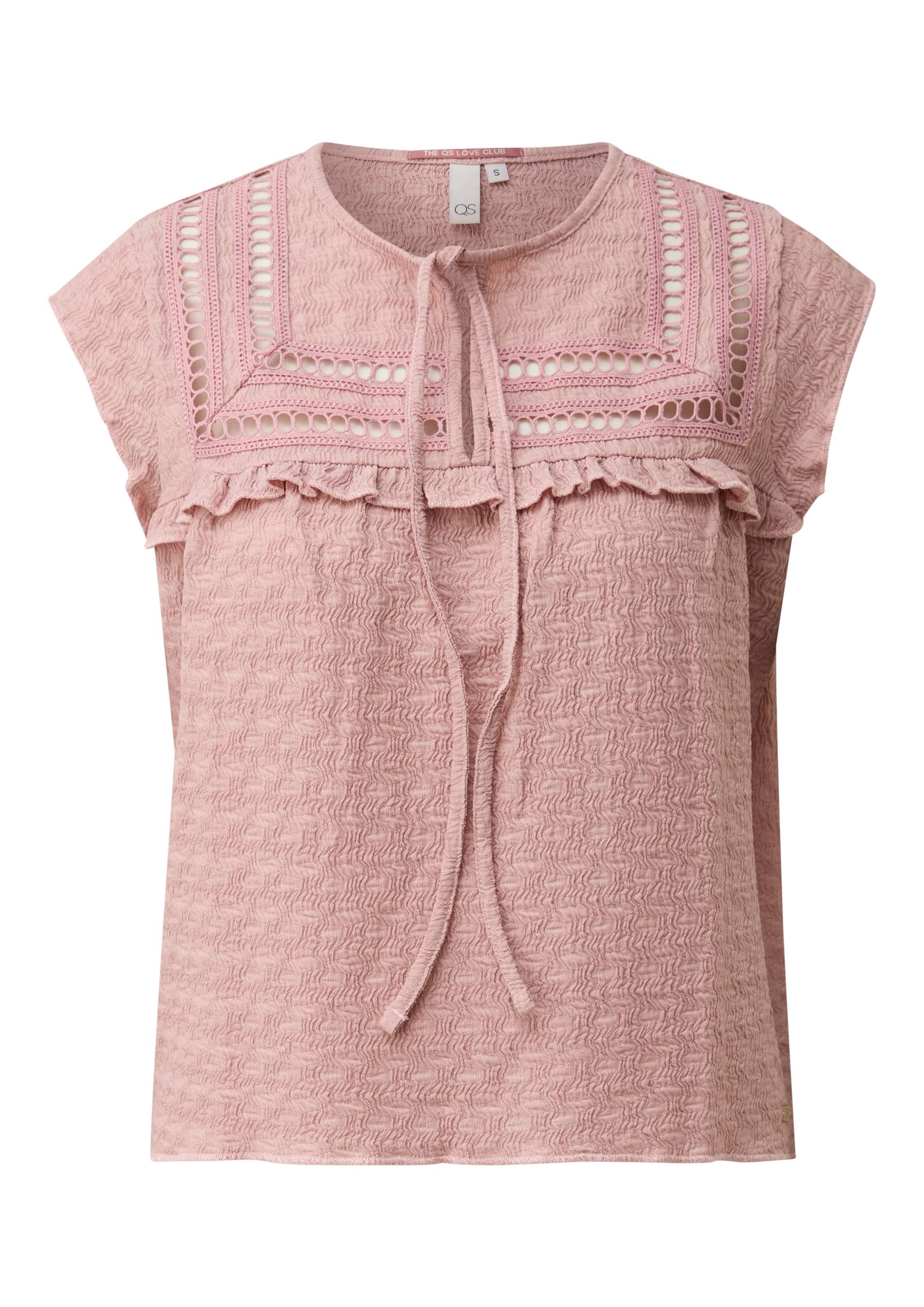 QS Blusentop in Pink: Vorderseite