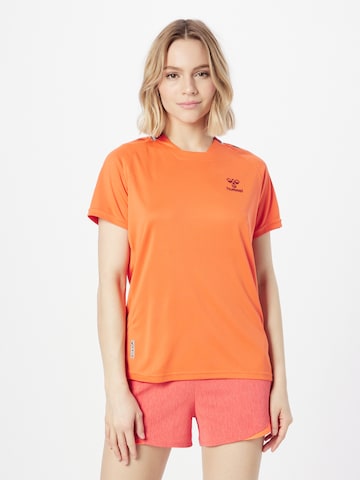 T-shirt fonctionnel 'Ongrid' Hummel en orange : devant