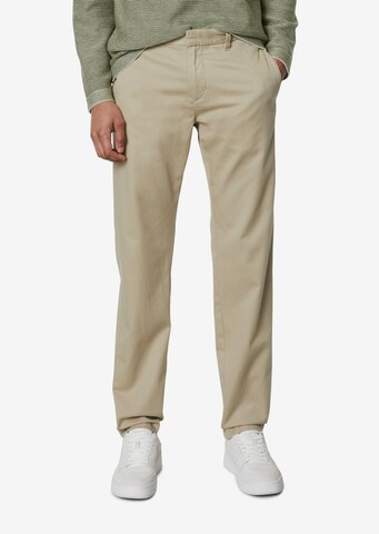 Marc O'Polo Tapered Chino Pants 'OSBY' in Beige: front