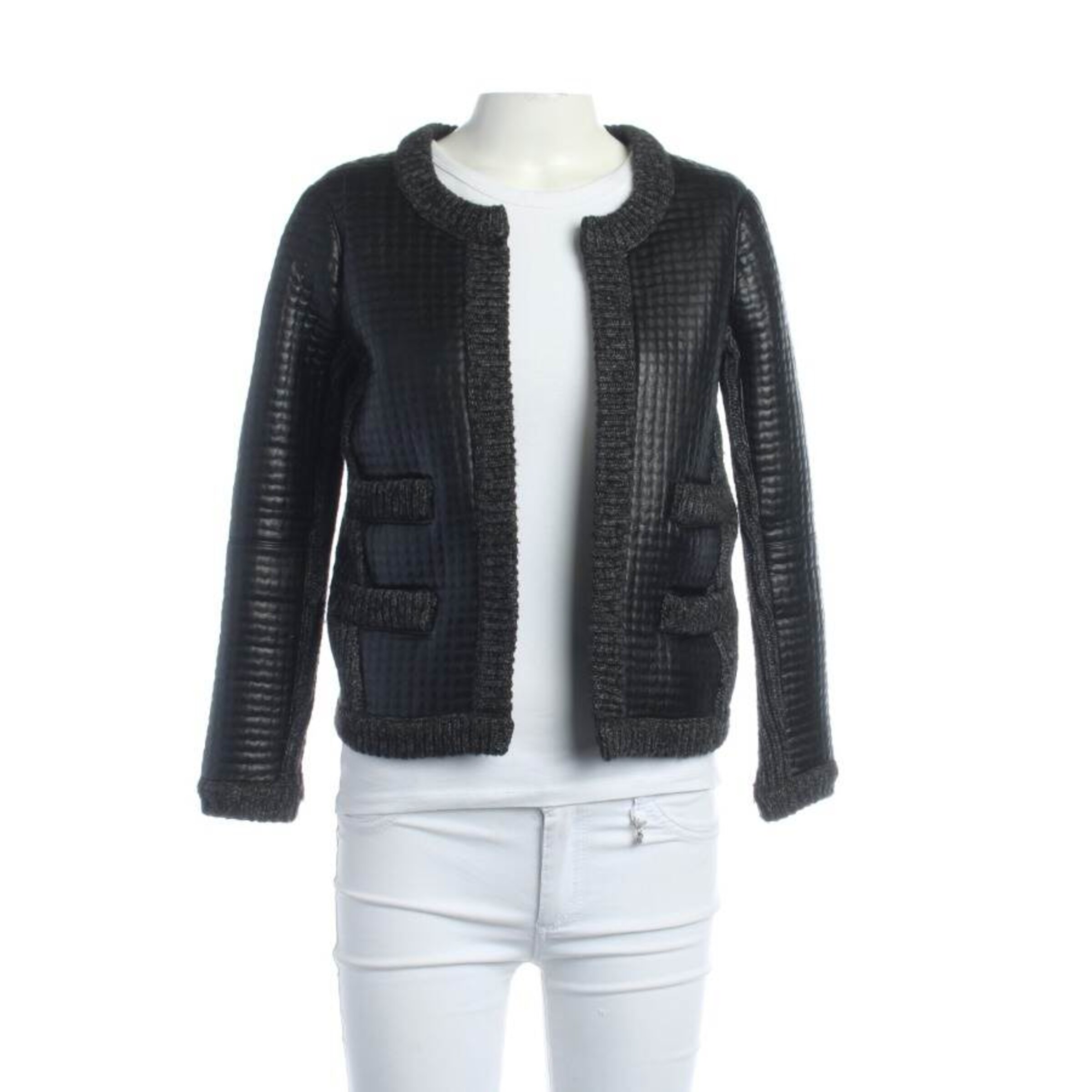 Maje Jacket & Coat in XS in Grey: front