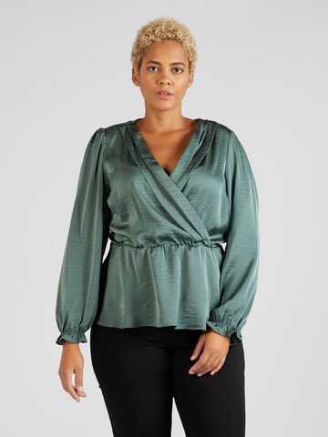 Vero Moda Curve Bluzka 'Mary' w kolorze zielony: przód