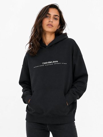 Calvin Klein Sweatshirt‌‌‌‌‌ in Schwarz: Vorderseite
