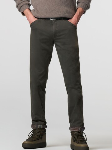 MEYER Regular Chino Pants 'Chicago' in Grey: front