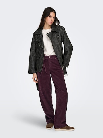 ONLY Loose fit Trousers 'ONLGianna-Global' in Red