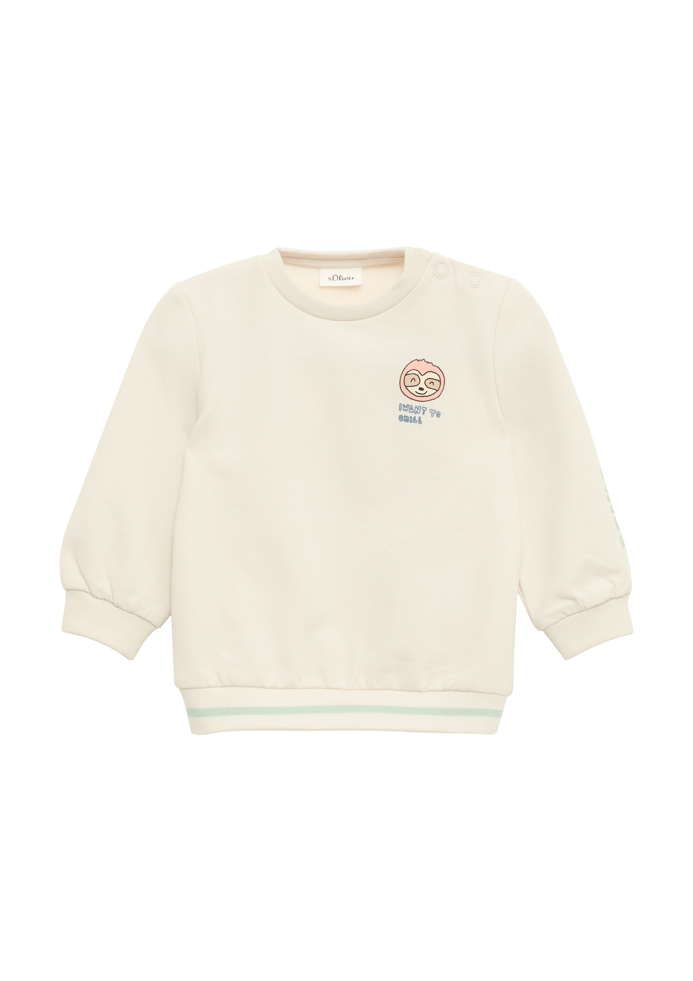 Sweat s.Oliver en beige : devant