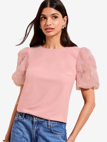 Chemisier Friends Like These en rose : devant