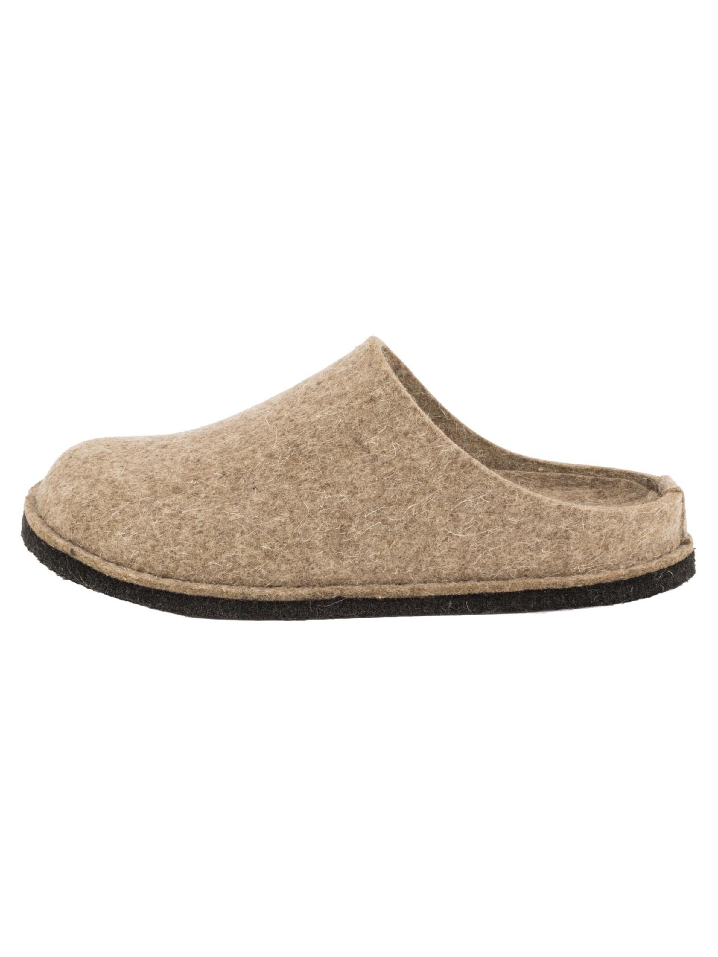 HAFLINGER Pantolette 'Flair Soft'‌‌‌‌‌‌‌‌‌‌ in Braun: Vorderseite