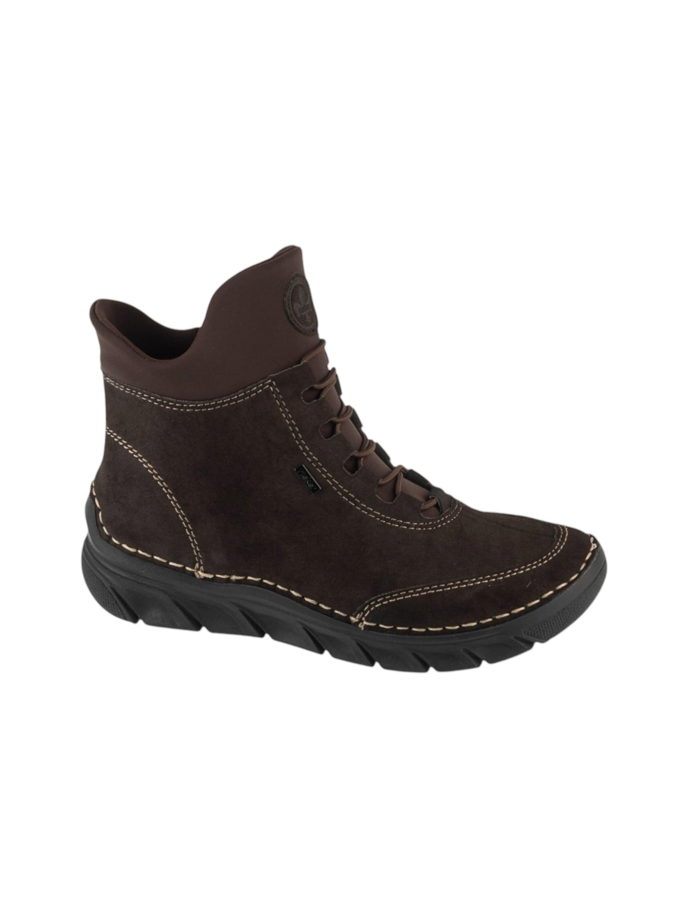 Rieker Schnürstiefel 'Rieker Booties 55069'‌‌‌‌‌‌ in Braun: Vorderseite