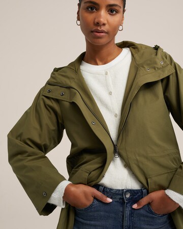 Parka mi-saison WE Fashion en vert